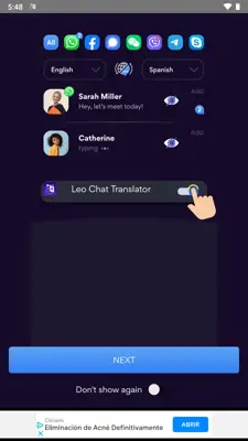 Leo Chat Translator android App screenshot 1